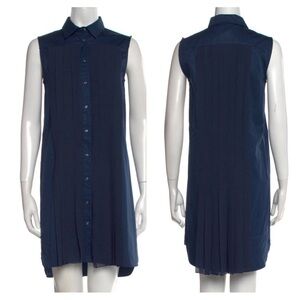 Sportmax pleated front button down dress